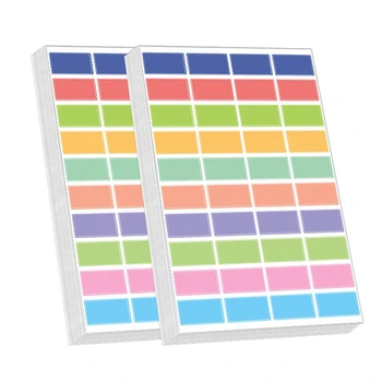 1 комплект детски хартиени регистрирани стикери за залепване на химикалки, цветни, перманентных и самозалепващи