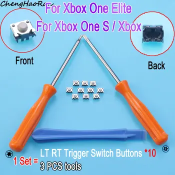 10 бр За Xbox One Slim РБ LB Потенциометъра Бутони триггерного ключа за Xbox One Elite Ремонт на контролера на Резервни части