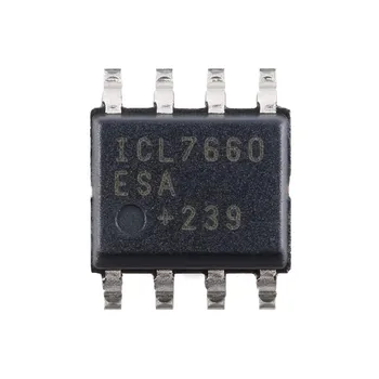 10 бр./лот ICL7660ESA +T СОП-8 Переключающие Регулатори на напрежение Преобразуватели на напрежение с переключаемыми кондензатори Работна температура:-40C- +85C