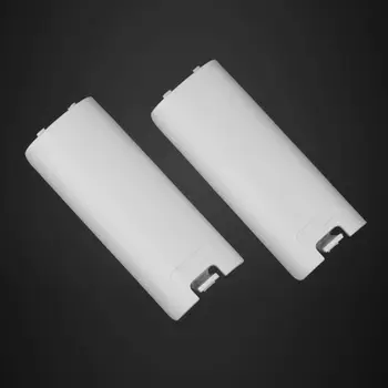 10 опаковки за бяла замяна на капака на отделението за батерията за дистанционно управление за Nintendo Wii