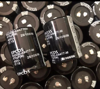 2 елемента 470 uf 400 В EPCOS 35x45 мм 400V470uF захранване Алуминиеви Електролитни кондензатори