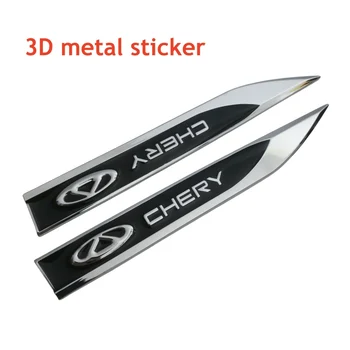 3D метална емблема, икона, стикер на крило отстрани за аксесоари CHERY TIGGO 7 8 PRO