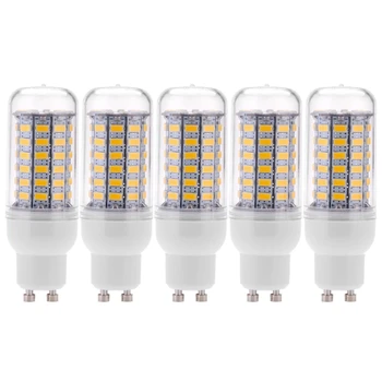 5X GU10 10 W 5730 SMD 69 led крушки LED Light Corn Led лампа энергосберегающая 360 градуса 200-240 В топло бяло