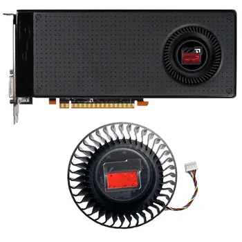 BFB1012SHA01 75 мм за видеокартата AMD Radeon R9 380X 4 GB, охлаждащ Вентилатор VGA