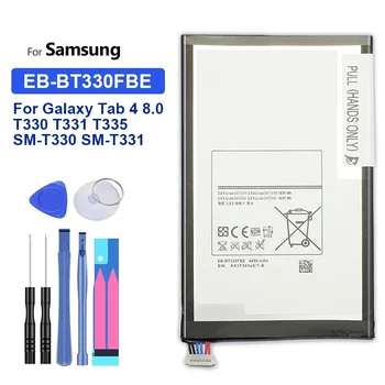 EB-BT330FBE Взаимозаменяеми Батерия За Samsung Galaxy Tab 4 8,0 T330 T331 T331C T335 SM-T330 SM-T331 SM-T335 Батерия с капацитет 4450 ма