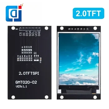 JCD 2,0-инчов TFT-Дисплей OLED LCD Drive IC ST7789V 240RGBx320 Матричен SPI-Интерфейс за Полноцветного LCD модул Arduio