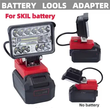 Led работна лампа автомонтьор USB акумулаторна фенерче за SKIL USB (не включително батерията)