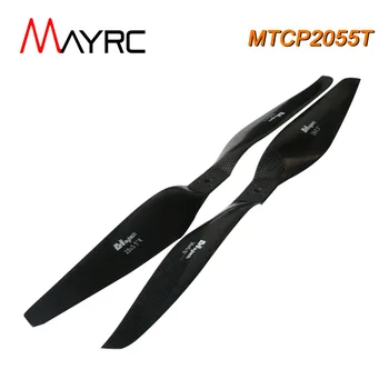 MAYRC MTCP2055T 20*5.5 CW и CCW Витлото Дрона от ултра силна Въглероден Материал за Радиоуправляемого Газов Самолети С Неподвижно Крило, БЛА За Защита на Растенията