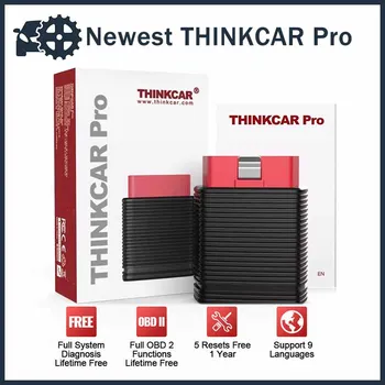 THINKCAR Pro е Универсален скенер OBD2 Поддръжка на Пълна Диагностика на Цялата система на Автомобила DiagZ OIL IMMO SAS Отменя Скенер OBD2 Автоматичен Четец код