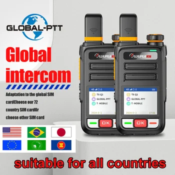 Wurui N9 global-пр POC преносима радиостанция 4G интернет Двупосочен радиокоммутатор дълги GSM телекомуникации телефони обхват 1000 км