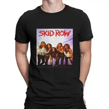 Американската хеви метъл група 1980-те години Специална тениска Skid Row Тениска за почивка Гореща разпродажба за мъже и жени