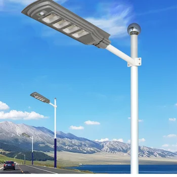 Вградени Led Водоустойчив Външен уличен фенер Сензор за слънчева енергия уличното осветление с висока мощност