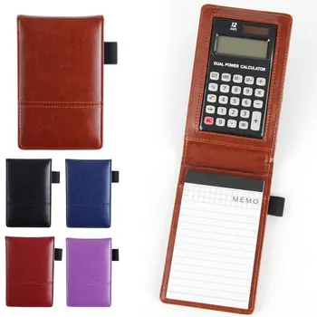 Висок клас тетрадка A7 с калкулатор, списък със задачи, джобен бележник, Портативен дневник, седмичник за студенти