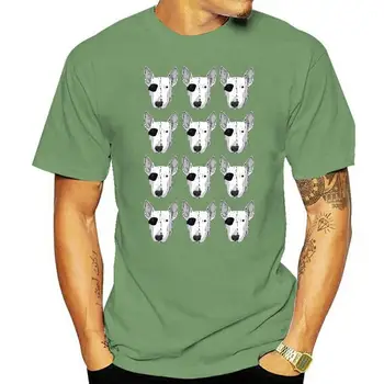 Дамска тениска-bullterrier олдскул-Култов ретро куче, черно-размери S, M, L, XL