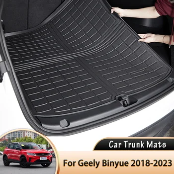 за Geely Binyue Coolray Proton X50 SX11 Cool 2018 ~ 2022 2023 Подложка За Багажника на Колата в Багажника на Карго Подложка Тава Заден Багажник Багажното Пода Килим