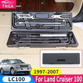За Toyota Land Cruiser 100 1997-2007, Авариен комплект с инструменти за багажника LC100, Модернизирани Аксесоари за интериора, Модификация