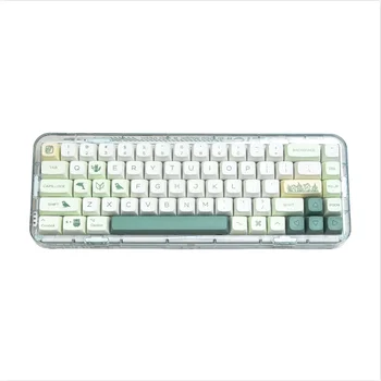 Зелени Капачки за клавиши с ПОДПЛАТА от PBT XDA Profile Zoo и Botanical Caps Механични Клавиатури Gaming MX Custom Green Keycap