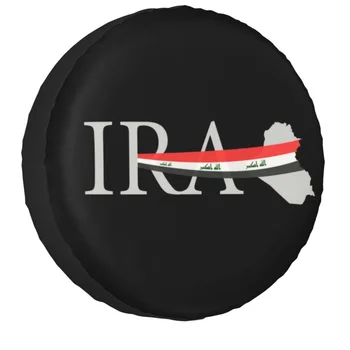 Калъф за резервна гума с карта хартата на Ирак за Jeep Pajero ирак патриотичен подарък, защита на колелата на автомобила, аксесоари