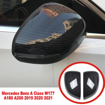 Капакът на Огледалото за Обратно виждане и Странични Врати Със Защита От надраскване За Mercedes Benz A Class W177 A180 A200 2019 2020 2021 Автомобилни Аксесоари