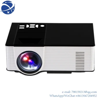 Китайското производство на Преносим проектор Smart WVGA 800x480 капацитет 1500АНСИ LM за домашно кино 4K Proyector
