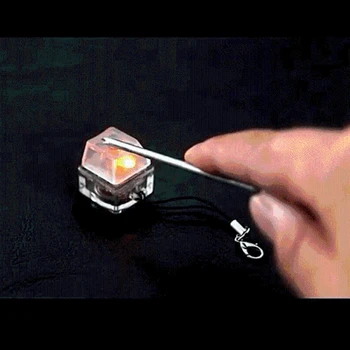 Ключодържател с механичен ключ RGB подсветка за клавиатурата Набор от ключове Тестери с led подсветка Играчки за облекчаване на стреса Подаръци
