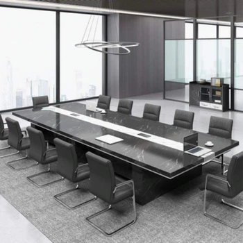 Лесни и модерни големи офис конферентни маси, столове, дълги маси, правоъгълни конферентни зали, комбинираната конферентни зали