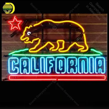 НЕОНОВА реклама с California Bear letrero на поръчка luces неонова светлина лампара неонови надписи за продажба на ретро неонова светлина за стена по поръчка