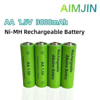 Никел-Металлогидридная акумулаторна батерия АА 1.5 V капацитет 3000mAh 2A Baterias за камера, фенерче, premium батерия