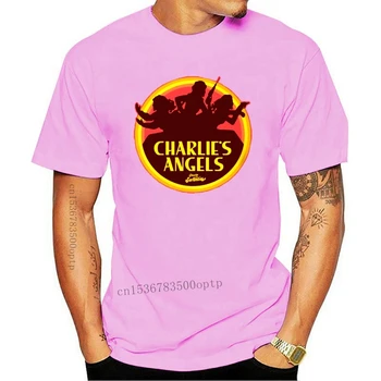 Нова принт без името на поръчка За мъже и жени Памук 2024 Готина тениска Голям Размер 6xl Charlie Angels Charlies Angels