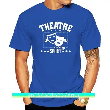 Нова тениска Theatre Is My Sport За мъже И жени, Бродуей ризи, театрални подаръци, Модни Маркови потници, тениски