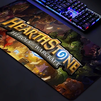 Подложка за мишка, подложки за компютърни масата Gamer Custom HD, подложка за клавиатура, Hearthstone Heroes of Warcraft, килими от естествен каучук, подложка за маса