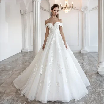 Сватбена рокля с едно рамо, рокля за булката, булчински рокли за жени големи размери, официален магазин Amandas Novias, сватбената рокля 2023
