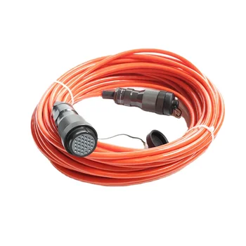 Сеизмичен кабел с 12 канала, удлинительный кабел с дължина 100 м с клъстер жак NK27 в двата края.