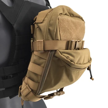 Тактическа мини-гидратационная чанта, военен раница ЕРП от найлон 500D, щурмова чанта Molle, екипировка за спортове на открито, Ловна чанта за вода.