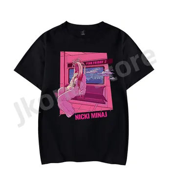Тениска Nicki Minaj LO-FI Cover Tee Pink Friday 2, женски/мъжки модни ежедневни ризи с къс ръкав