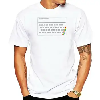 Тениска Zx Spectrum, за pc, трикотажная Модна тениска с изображение, против бръчки, Пролетни рисунки, памучен риза с кръгло деколте