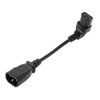 Удължителен кабел за захранване, кабел между пръстите тип C14-C13 за свързване към контакт За печки, електрически чайник