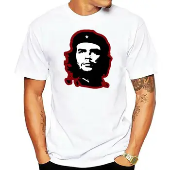 Черна мъжка тениска с образа на култовия лидер на Кубинската революция Че Гевара